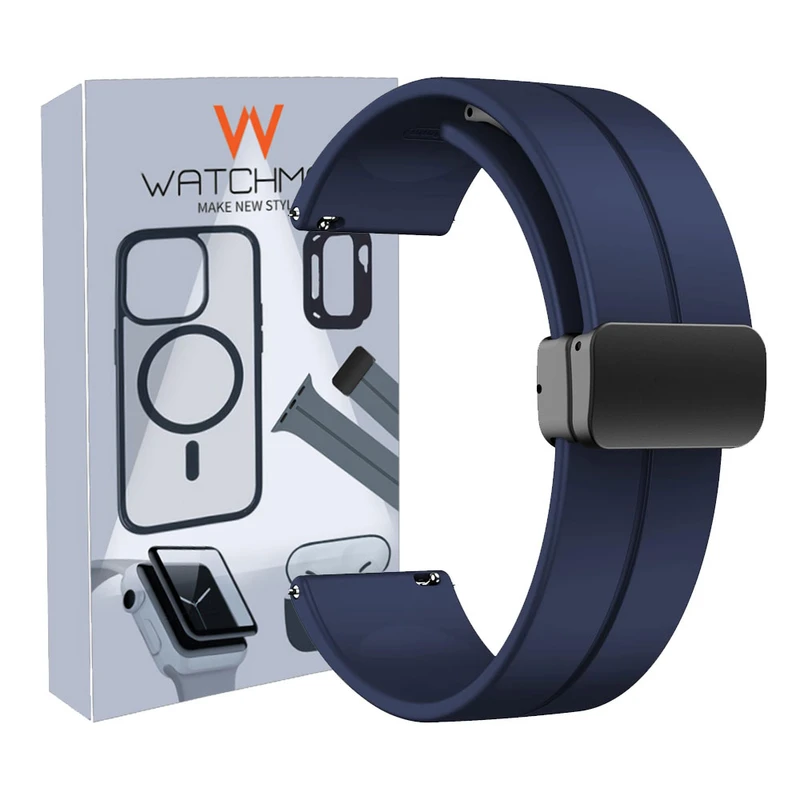 بند واچ من مدل Magnetic CL مناسب برای ساعت هوشمند هایلو SOLAR 5 / SOLAR NEO / SOLAR PLUS 22MM