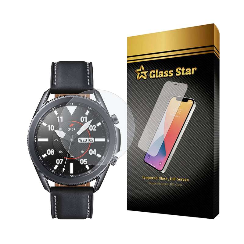 محافظ صفحه نمایش گلس استار مدل WATCHSAFS مناسب برای ساعت هوشمند سامسونگ Galaxy Watch 3 45 mm / Galaxy Watch SM-R840 محافظ صفحه نمایش گلس استار مدل WATCHSAFS مناسب برای ساعت هوشمند سامسونگ Galaxy Watch 3 45 mm / Galaxy Watch SM-R840
