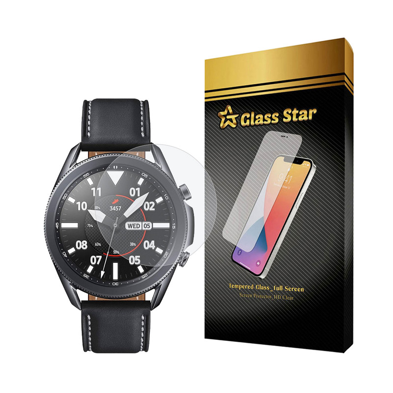 محافظ صفحه نمایش گلس استار مدل WATCHSAFS مناسب برای ساعت هوشمند سامسونگ Galaxy Watch 3 45 mm / Galaxy Watch SM-R840 محافظ صفحه نمایش گلس استار مدل WATCHSAFS مناسب برای ساعت هوشمند سامسونگ Galaxy Watch 3 45 mm / Galaxy Watch SM-R840