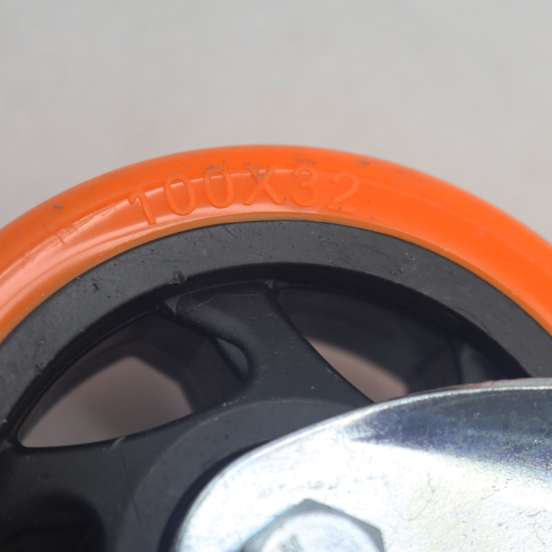 چرخ کفی‌دار آبو مدل ثابت کد YP-SABET-100*32MM