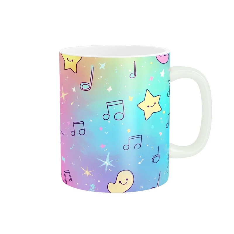 ماگ پاد آفرین طرح نوت موسیقی کد 3660