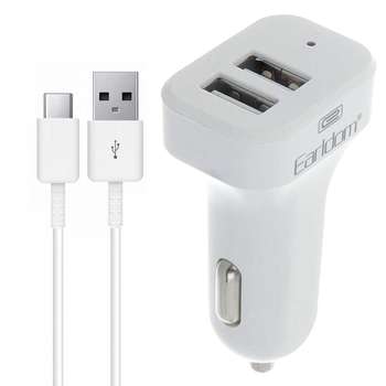 شارژر فندکی ارلدام مدل ES-131 به همراه کابل تبدیل USB