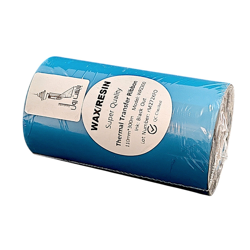 ریبون پرینتر لیبل زن پایتخت رول مدل P-Wax Resin 110*300