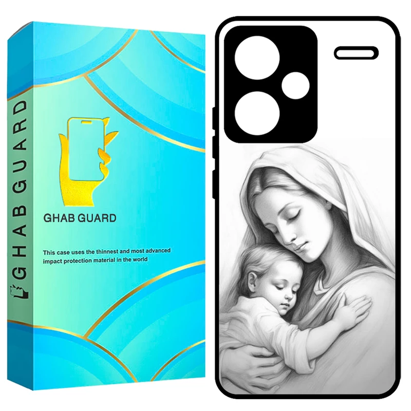کاور قاب گارد طرح مادر و بچه مدل GCHPN13PL مناسب برای گوشی موبایل شیائومی Redmi Note 13 Pro Plus
