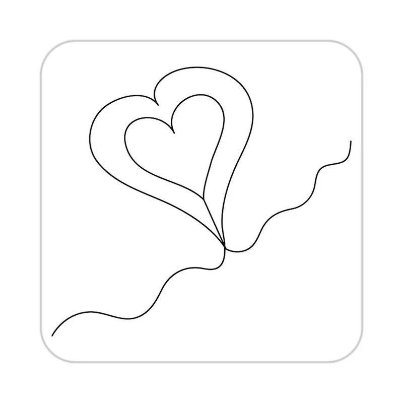 زیر لیوانی کاکتی طرح عاشقانه مدل mp38443