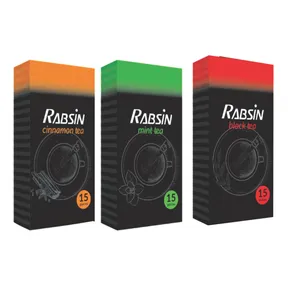 چای طعم دار ساشه ای رابسین 200گرم مجموعه 3 عددی