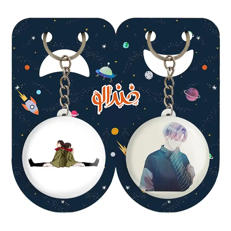 جاکلیدی خندالو مدل میکاسا و ارن انیمه اتک آن تایتان کد 1860118597 مجموعه 2 عددی