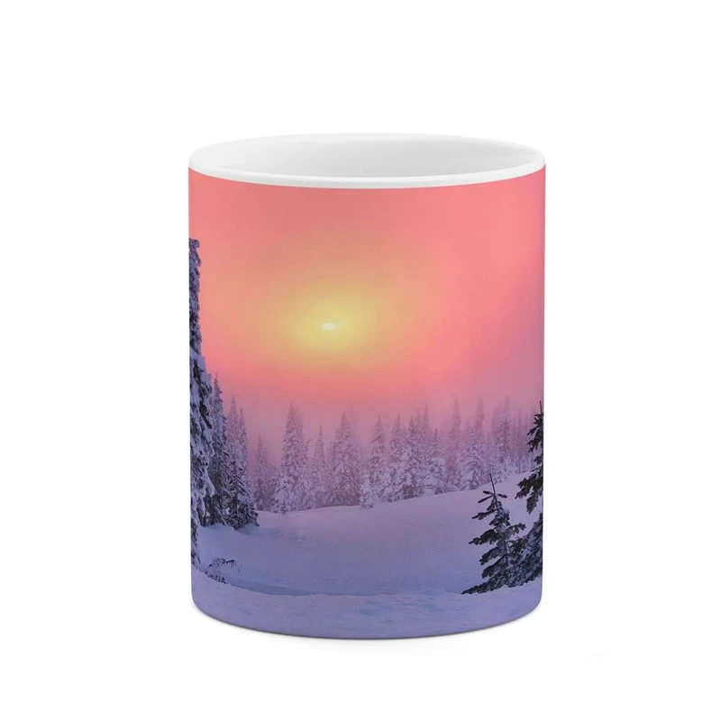 ماگ کاکتی مدل منظره برفی کد mgh14851