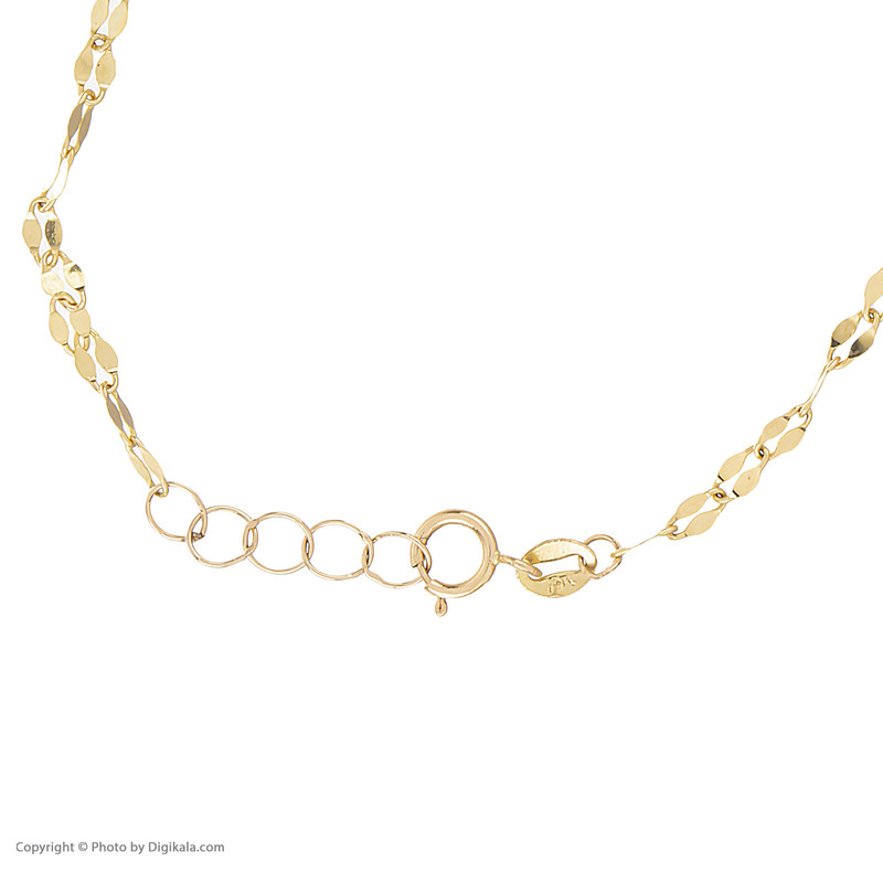 دستبند طلا 18 عیار زنانه مایا ماهک مدل MB1072 طرح استار و مروارید