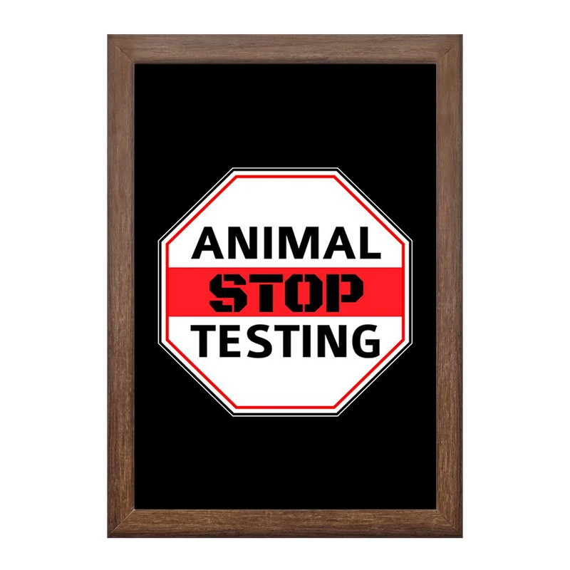 تابلو خندالو طرح حمایت از حیوانات کد 27356