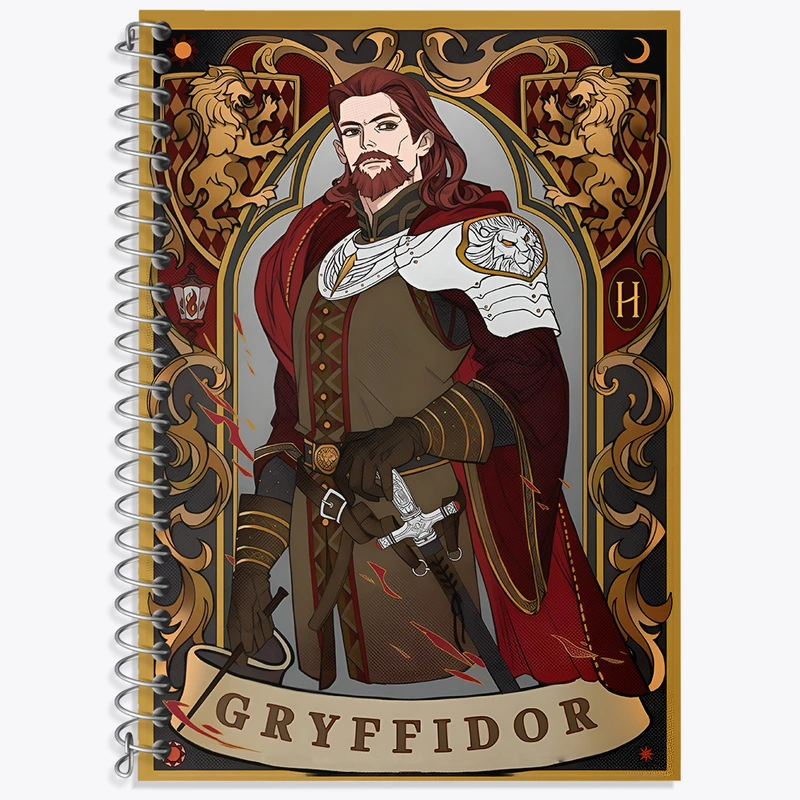 دفتر نت موسیقی 50 برگ خندالو طرح گریفیندور هری پاتر (Harry Potter) کد N2433