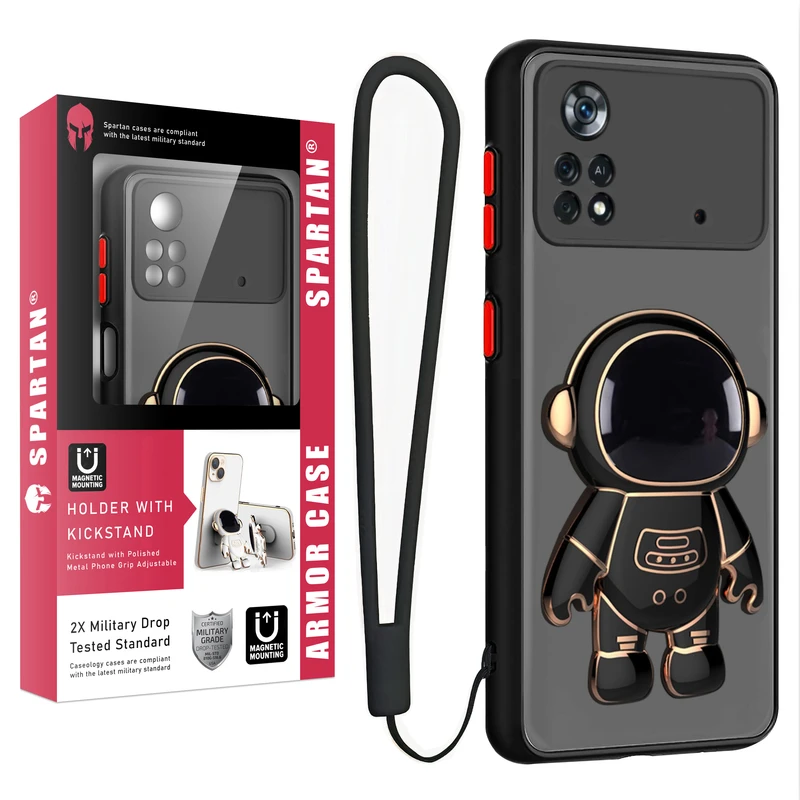 کاور اسپارتان مدل MBC Astronaut مناسب برای گوشی موبایل شیائومی Poco X4 Pro به همراه بند