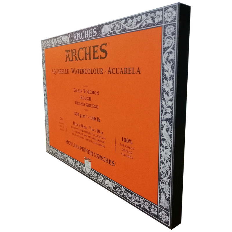 مقوا آبرنگ آرچ مدل Rough300 سایز 31×23 سانتی‌متر بسته 20 عددی