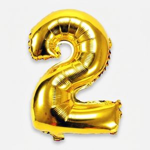 بادکنک فویلی مدل عدد 2