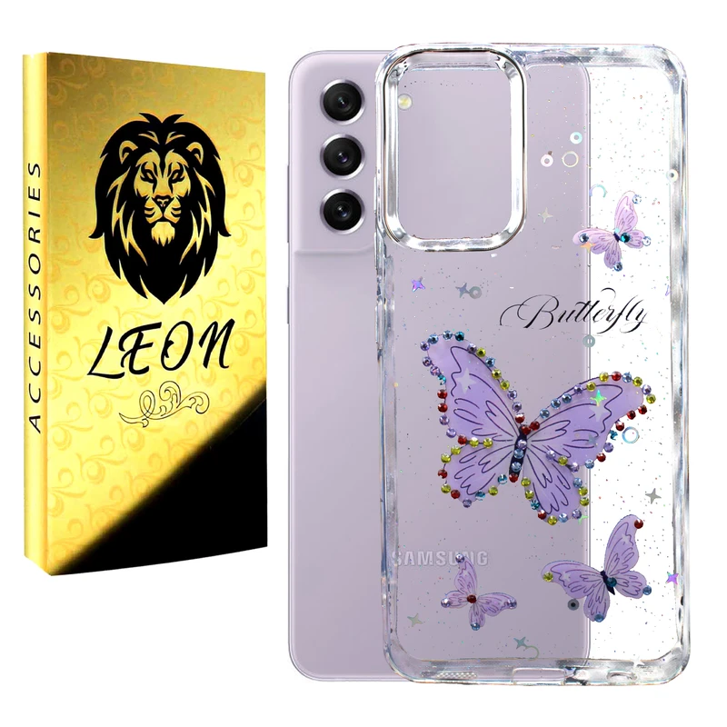 کاور لئون مدل Butterfly Yo مناسب برای گوشی موبایل سامسونگ Galaxy S21 FE