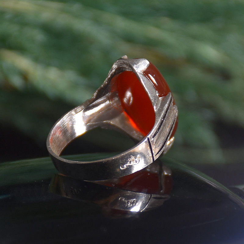 انگشتر نقره مردانه نقره جات لطفی مدل عقیق کد ANMS08E01 انگشتر نقره مردانه نقره جات لطفی مدل عقیق کد ANMS08E01