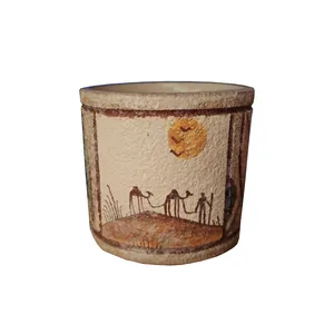 گلدان سرامیکی طرح اسلیمی کد bl