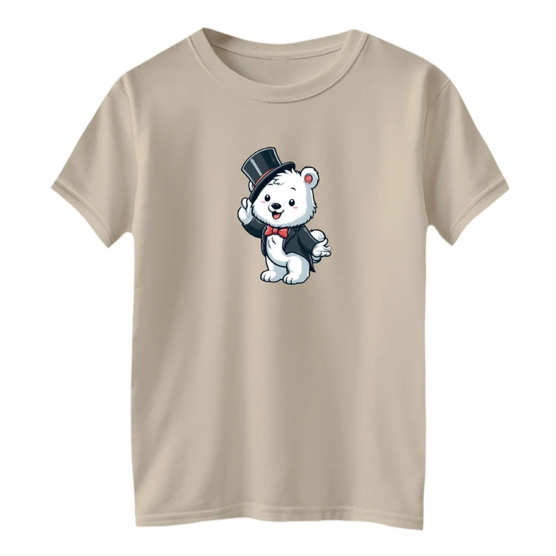 تی شرت آستین کوتاه بچگانه مدل خرسی کد01