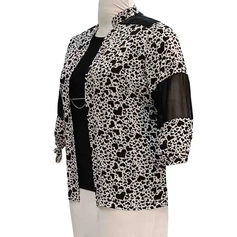 ست تی شرت و شومیز زنانه مدل قلبی کد 150