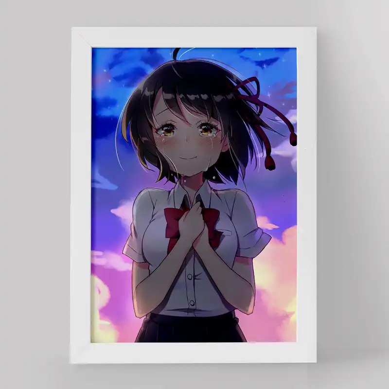 تابلو خندالو مدل میتسویا میامیزو انیمه یورنیم نام تو کد 16279