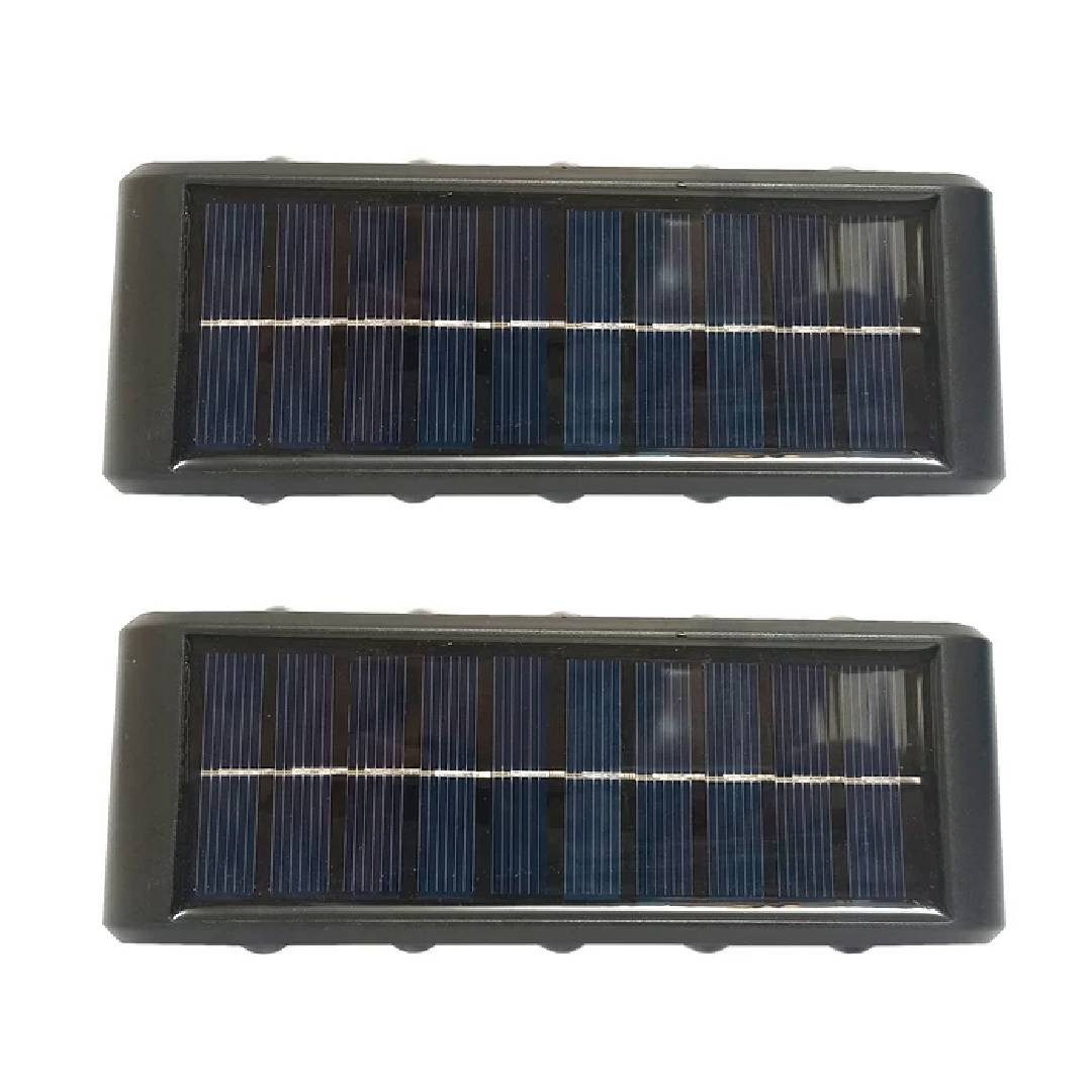 چراغ دیواری خورشیدی سولونیکس مدل 10 LED مجموعه 2 عددی