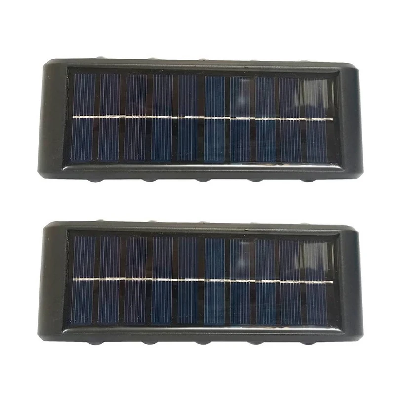 چراغ دیواری خورشیدی سولونیکس مدل 10 LED مجموعه 2 عددی