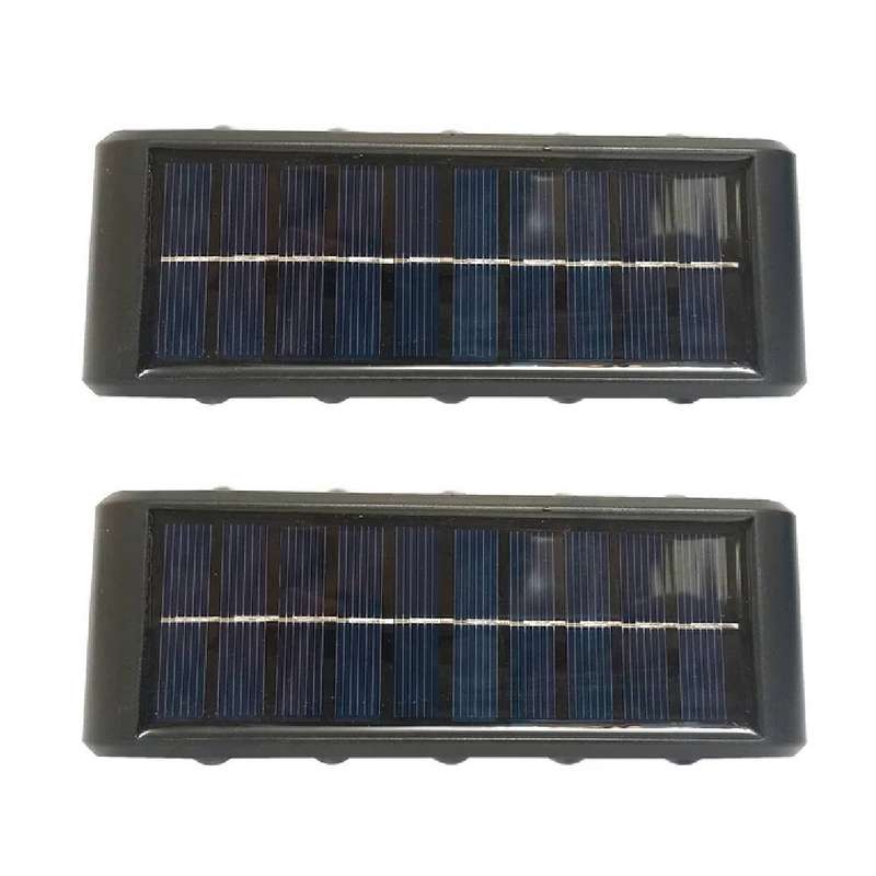 چراغ دیواری خورشیدی سولونیکس مدل 10 LED مجموعه 2 عددی