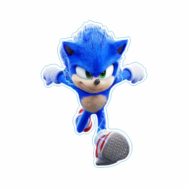 برچسب بدنه موتور سیکلت طرح سونیک SONIC کد 7