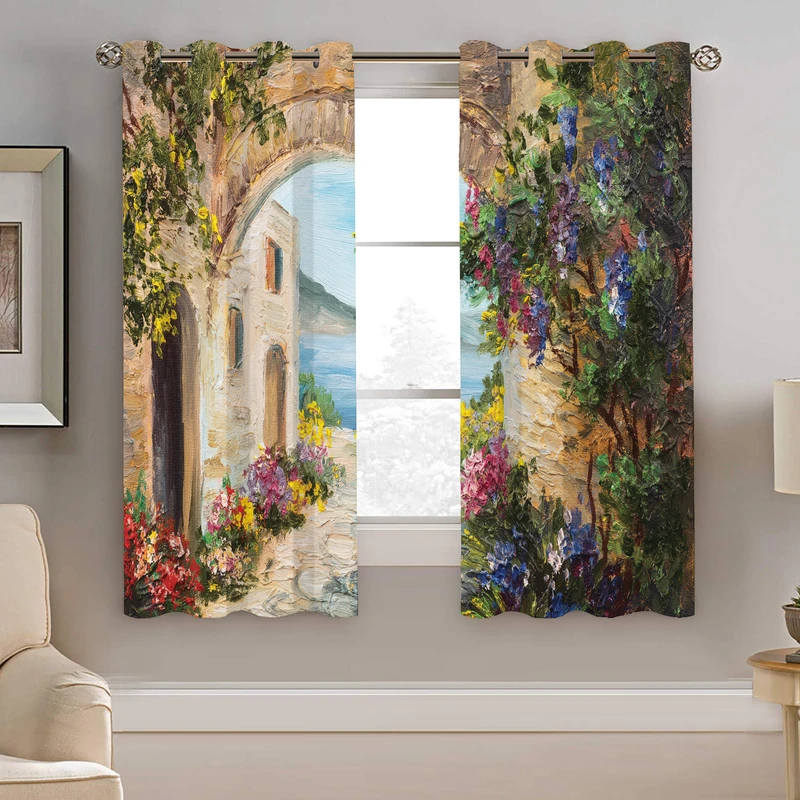 پرده نیروانا طرح مدرن  مدل هازان کد 4636 سایز 140×200 سانتی متر