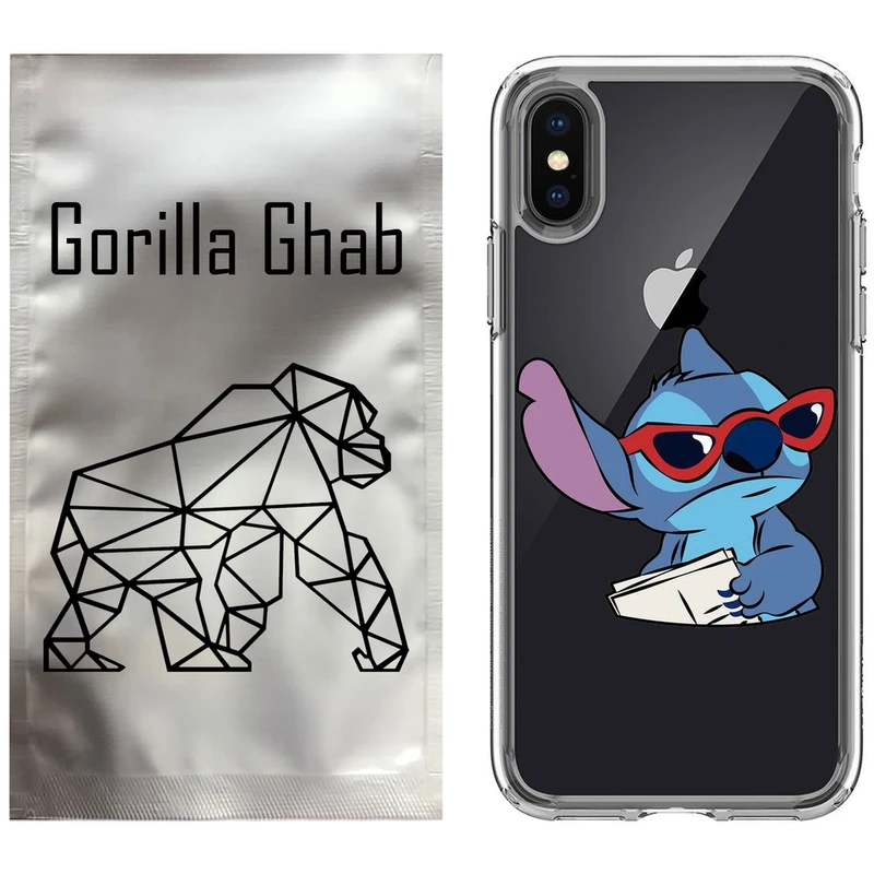 کاور گوریلا قاب مدل CLG کد 69 طرح استیچ مناسب برای گوشی موبایل اپل iPhone X / XS