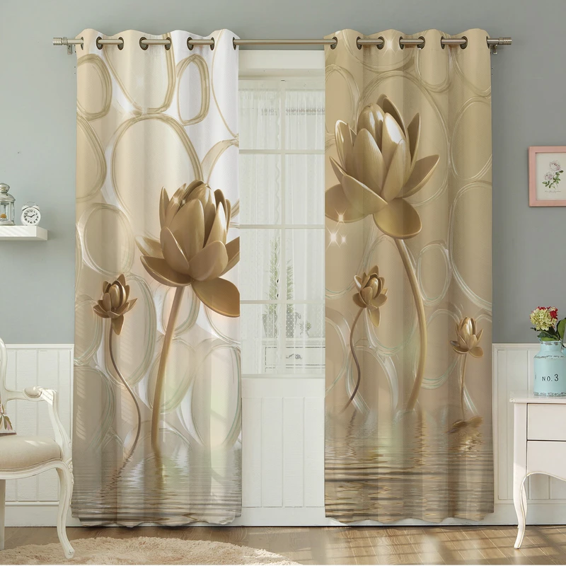 پرده نیروانا طرح  مدل هازان کد 4479 سایز 140×280 سانتی متر