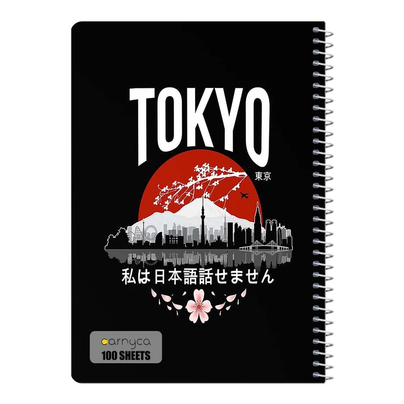 دفتر شطرنجی 100 برگ سیمی کارنیکا طرح توکیو Tokyo کد 71775