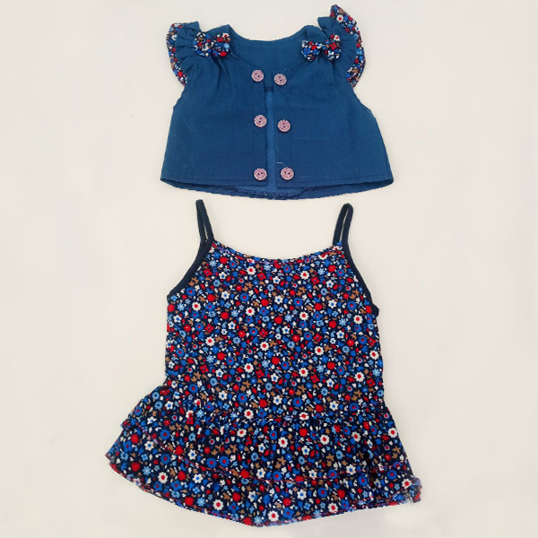 ست پیراهن و کت نوزادی مدل T-5