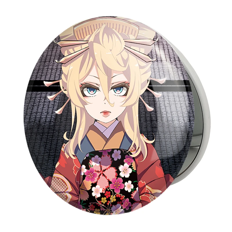 آینه جیبی خندالو طرح تانیا انیمه یوجو سنکی مدل تاشو کد 34680