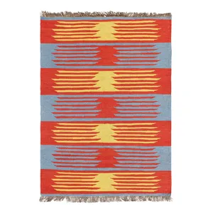 گلیم دستبافت ذرع و نیم نیروانا کد 506090