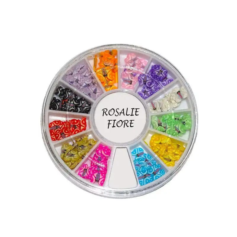 مجموعه تزیین ناخن رزالی فیوره طرح پروانه