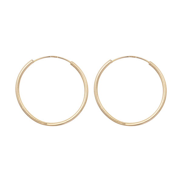 گوشواره طلا 18 عیار زنانه مایا ماهک مدل ME0872 طرح حلقه ای
