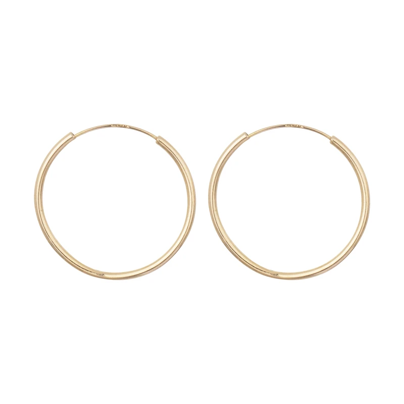 گوشواره طلا 18 عیار زنانه مایا ماهک مدل ME0872 طرح حلقه ای