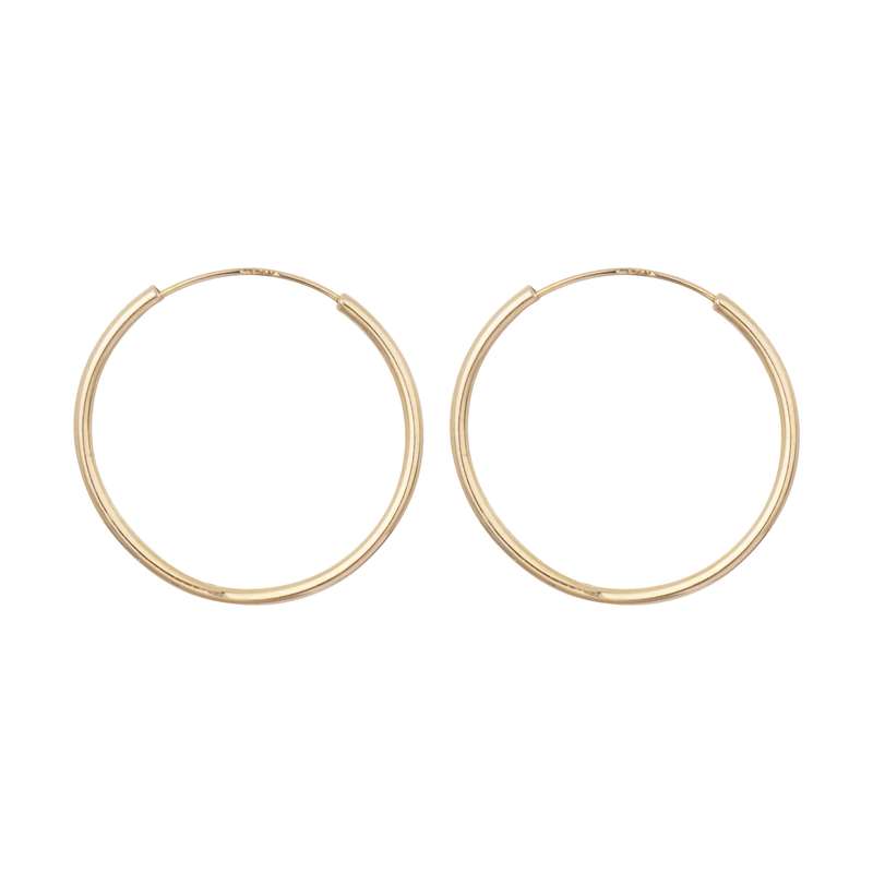 گوشواره طلا 18 عیار زنانه مایا ماهک مدل ME0872 طرح حلقه ای