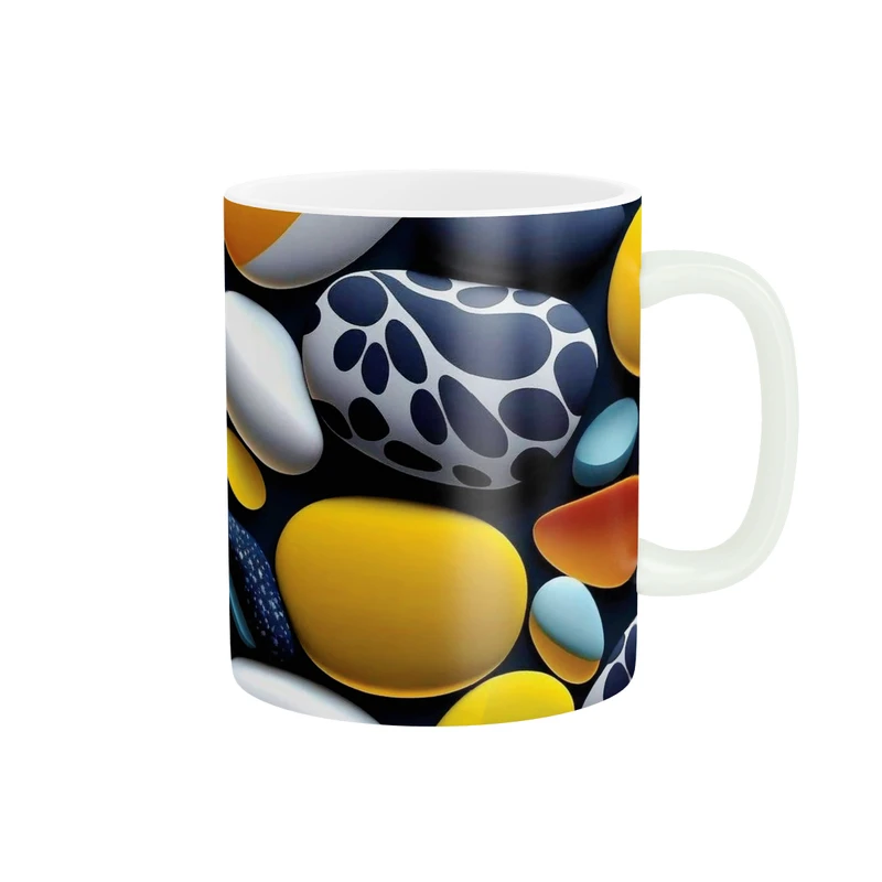 ماگ پاد آفرین مدل سنگ های فانتزی کد DKC943