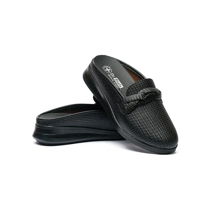 صندل زنانه مدل نگین رنگ مشکی