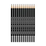 مداد مشکی پنتر مدل Multi Use Hexagonal کد BP110 بسته 12 عددی