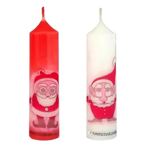 شمع مدل بابا نوئل بسته دو عددی