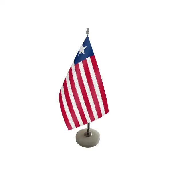 پرچم رومیزی مدل لیبریا