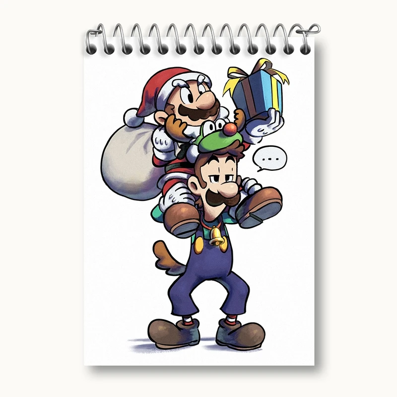 دفتر یادداشت 50 برگ خندالو مدل (Mario) بازی سوپر ماریو کد 31535