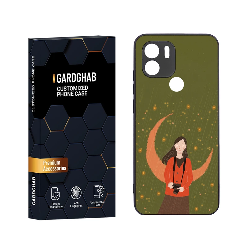 کاور گارد قاب مدل دور ژله ای دخترانه مناسب برای گوشی موبایل شیائومی Redmi A1 Plus / A2 Plus / Poco C50 / Poco C51