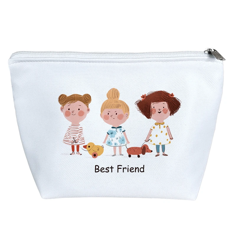کیف لوازم آرایش دخترانه خندالو مدل Best friends کد H1801