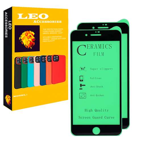 محافظ صفحه نمایش لئو مدل GCL_I7PB_2 مناسب برای گوشی موبایل اپل IPHONE 7PLUS8PLUS بسته 2 عددی
