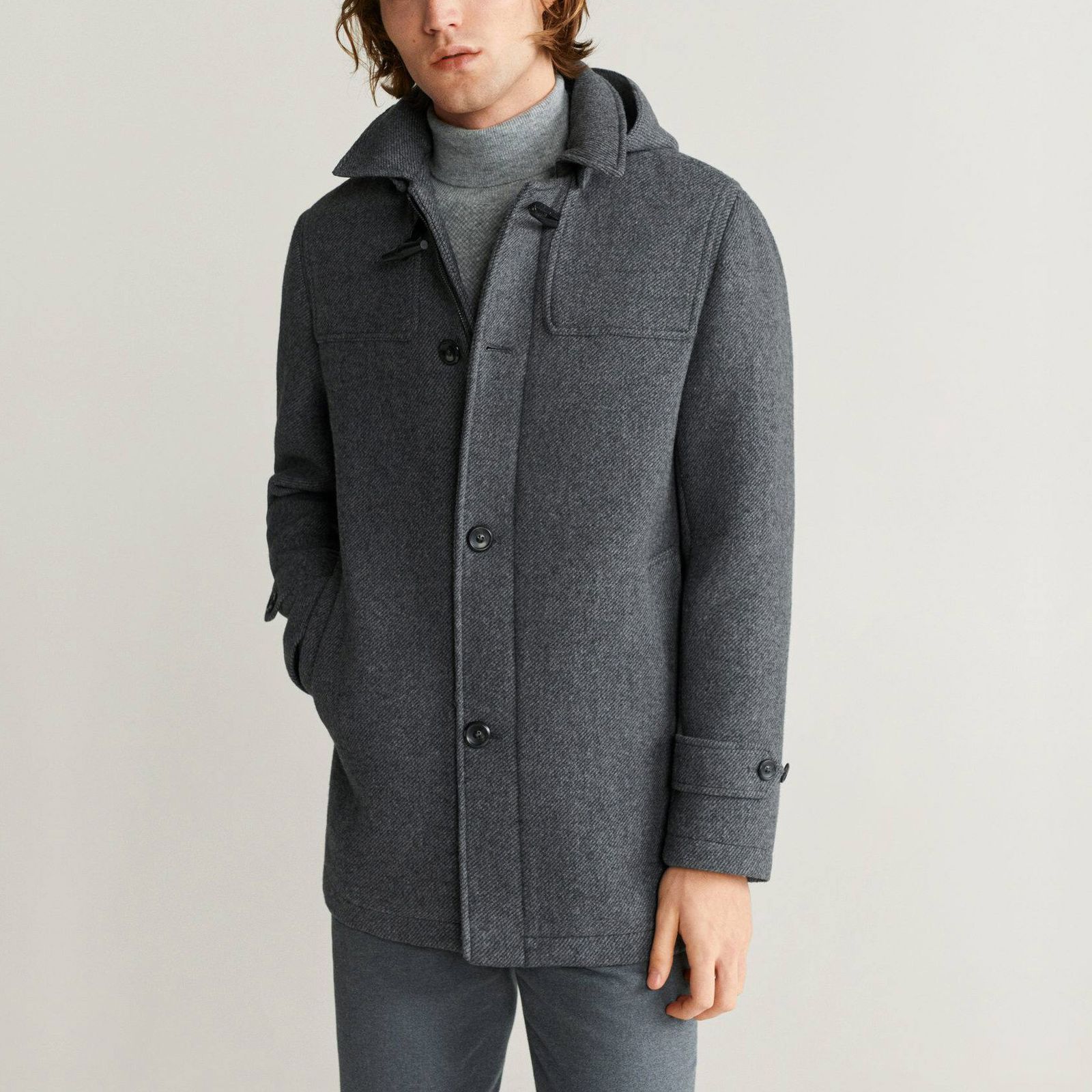 پالتو مردانه مانگو مدل GR501LH -  - 23