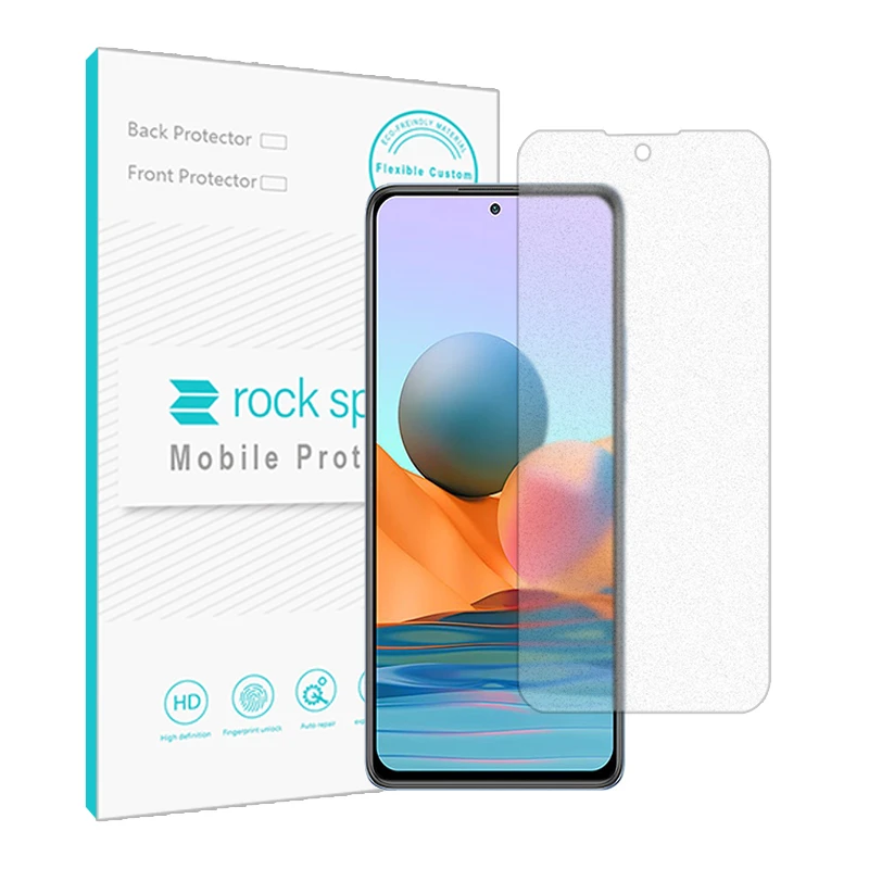 محافظ صفحه نمایش مات راک اسپیس مدل 180M-01G مناسب برای گوشی موبایل  شیائومی Redmi Note 10 Pro